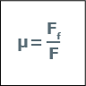 Friktion, en ekvation för friktionskoefficienten